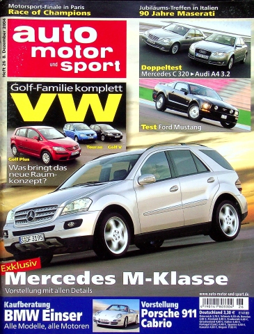 Deckblatt Auto Motor und Sport (26/2004)